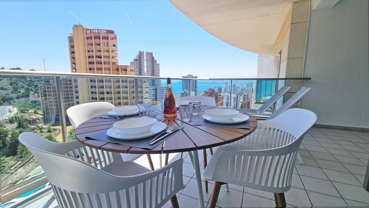 Skyline 9 Apartamento De 2 Dormitorios Soleado Con Terraza Privada Benidorm Bagian luar foto