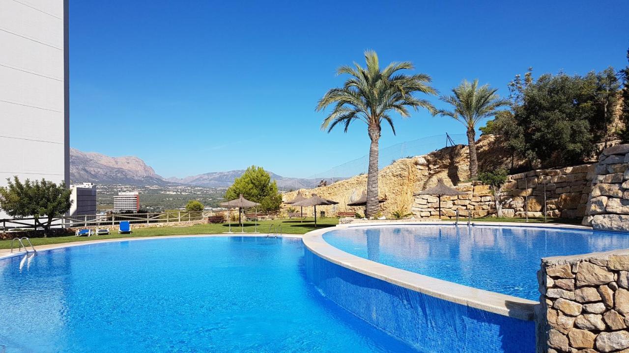 Skyline 9 Apartamento De 2 Dormitorios Soleado Con Terraza Privada Benidorm Bagian luar foto