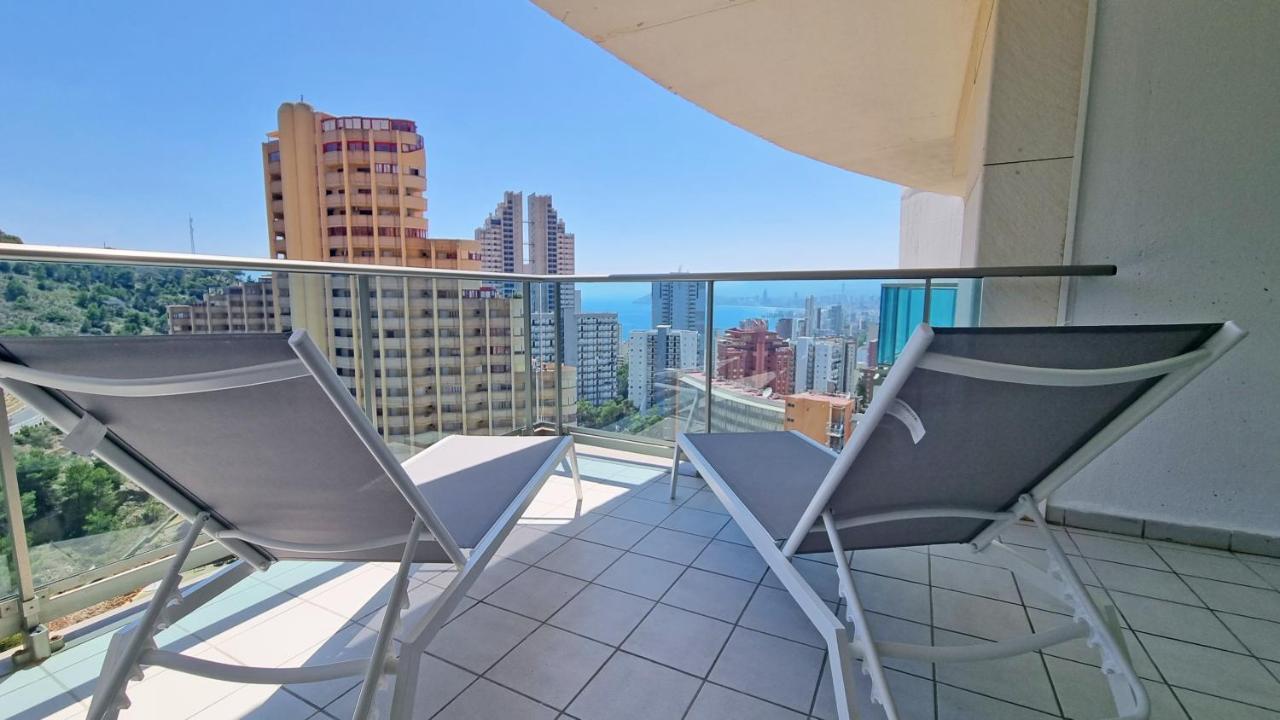 Skyline 9 Apartamento De 2 Dormitorios Soleado Con Terraza Privada Benidorm Bagian luar foto