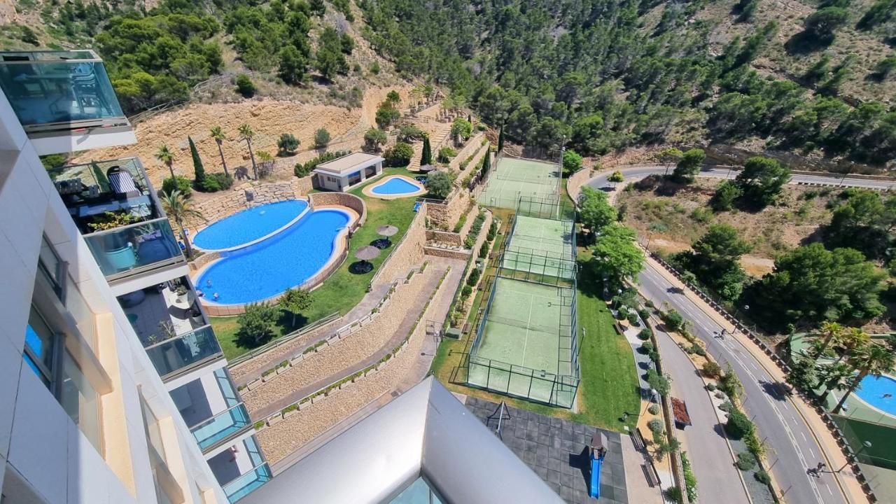 Skyline 9 Apartamento De 2 Dormitorios Soleado Con Terraza Privada Benidorm Bagian luar foto